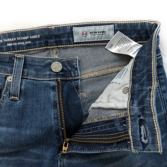 AG The Farrah High Rise Ankle Skinny Jeans! - Picture 4 of 6